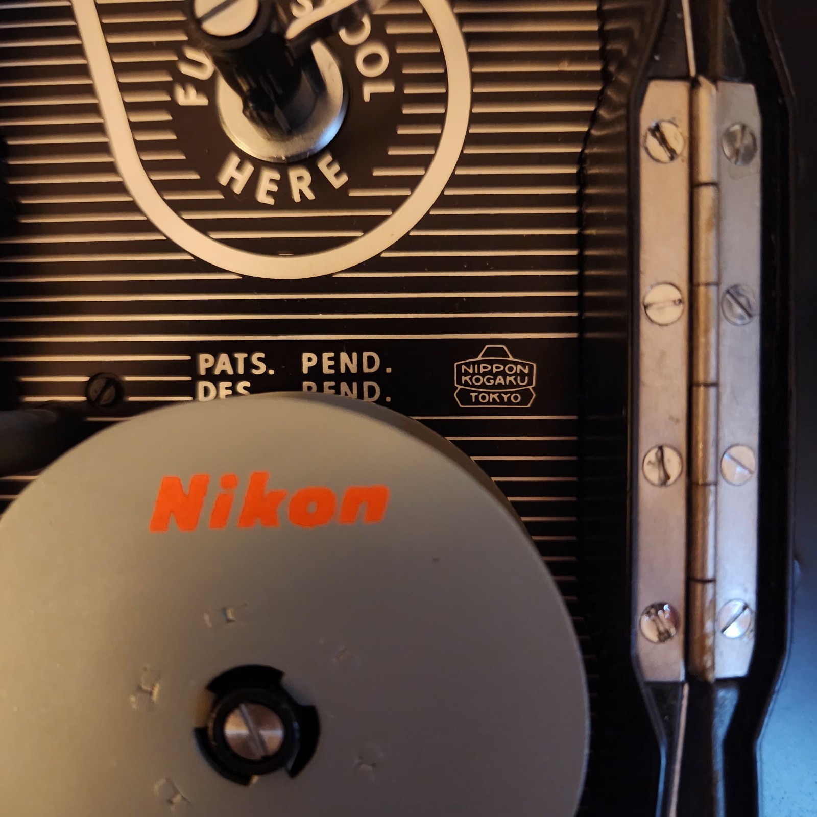 Vintage 1950s Nippon Kogaku Nikon Super 8 Movie Maker Camera Untested
