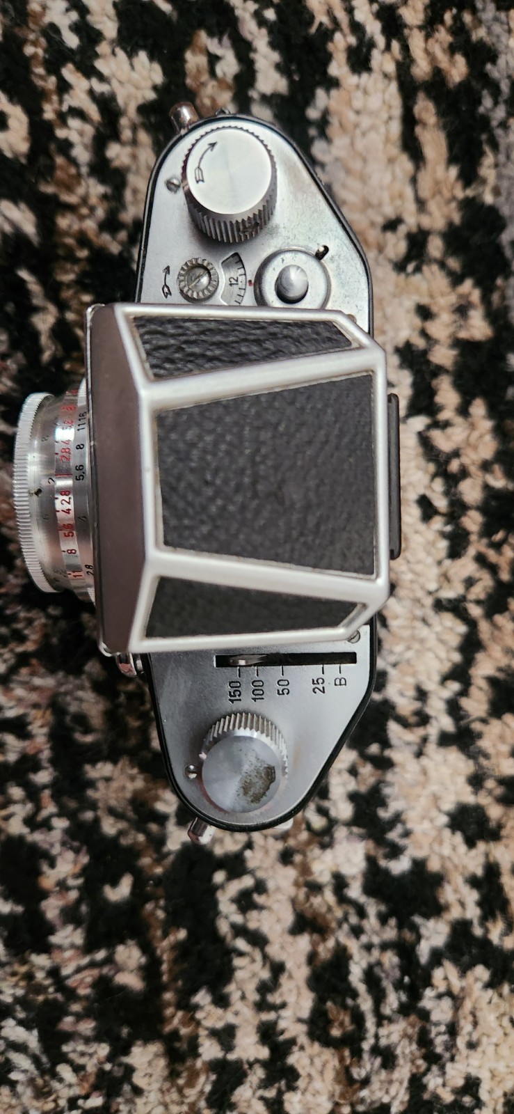 Ihagee Dresden Exa Vintage German 35mm Film Camera with isco-G westar 50mm Lens
