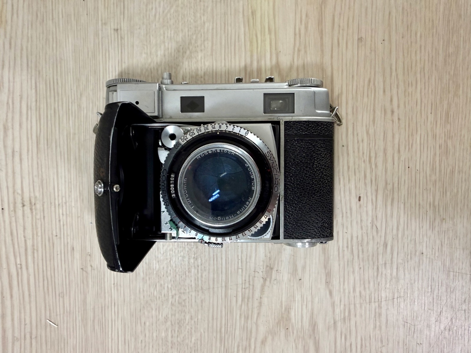 Kodak Retina IIIc-35mm Film Camera-Heligon 50mm & 35mm & 80mm Lenses-Accessories