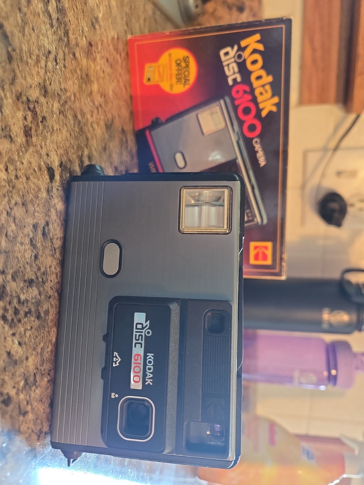 🟥⬜️ Vintage 1980s Kodak Disc 6100 Camera Outfit w/Box Manual Mint Condition