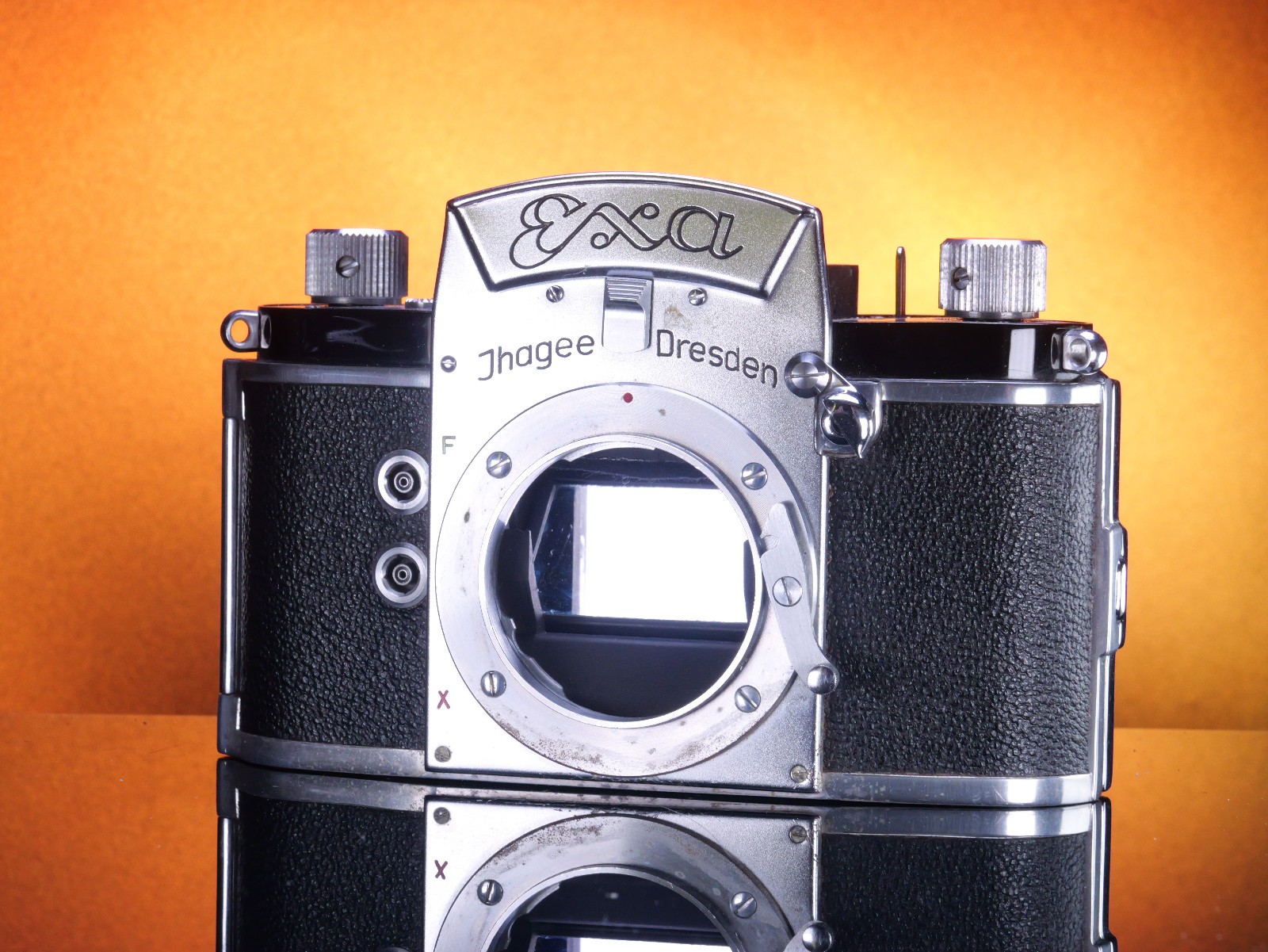 Ihagee EXA FX 1956 two coax, camera body Pentacon Dresden 35mm #429833
