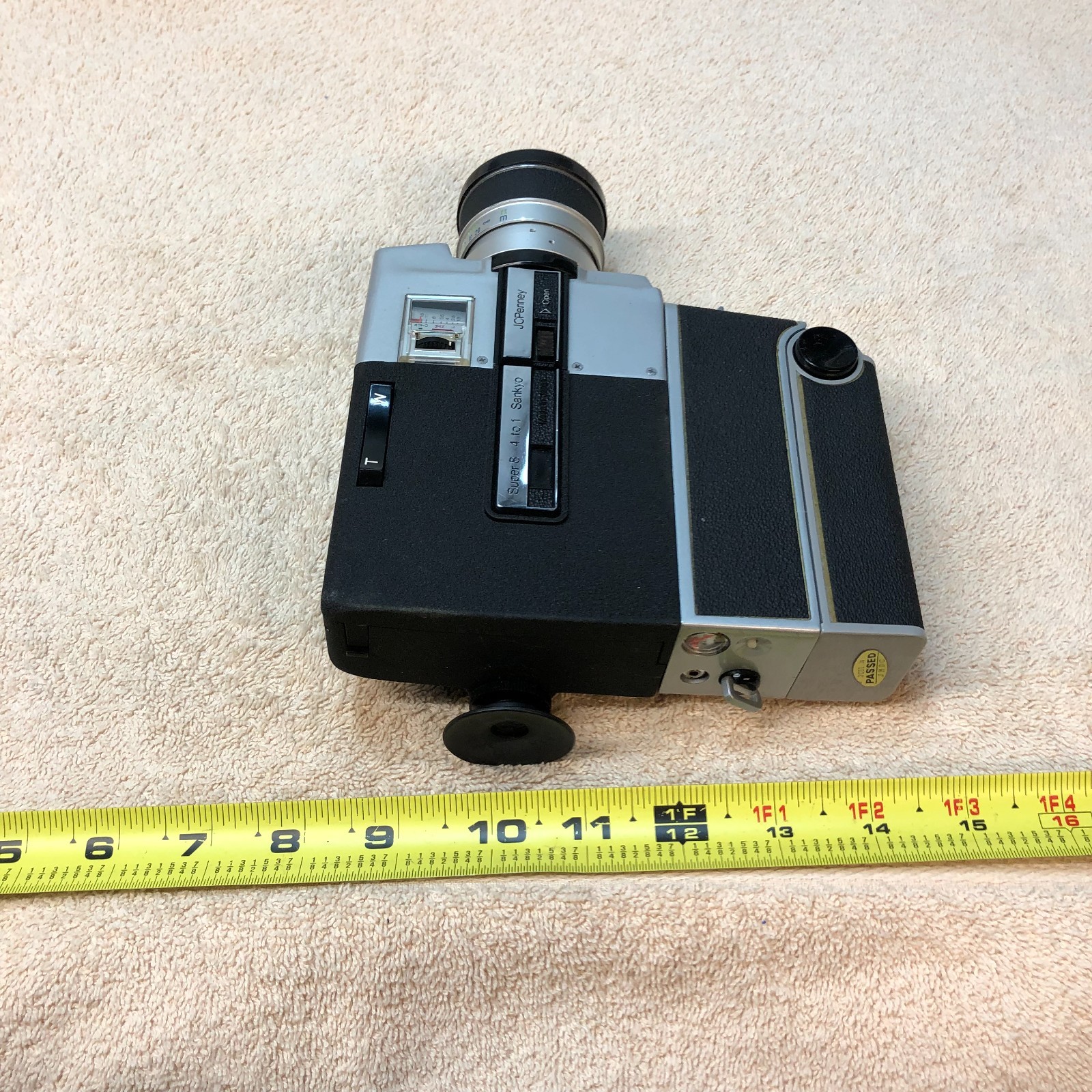 VINTAGE J C PENNEY 4 TO 1 ZOOM SUPER 8 SANYKO MOVIE CAMERA – JAPAN