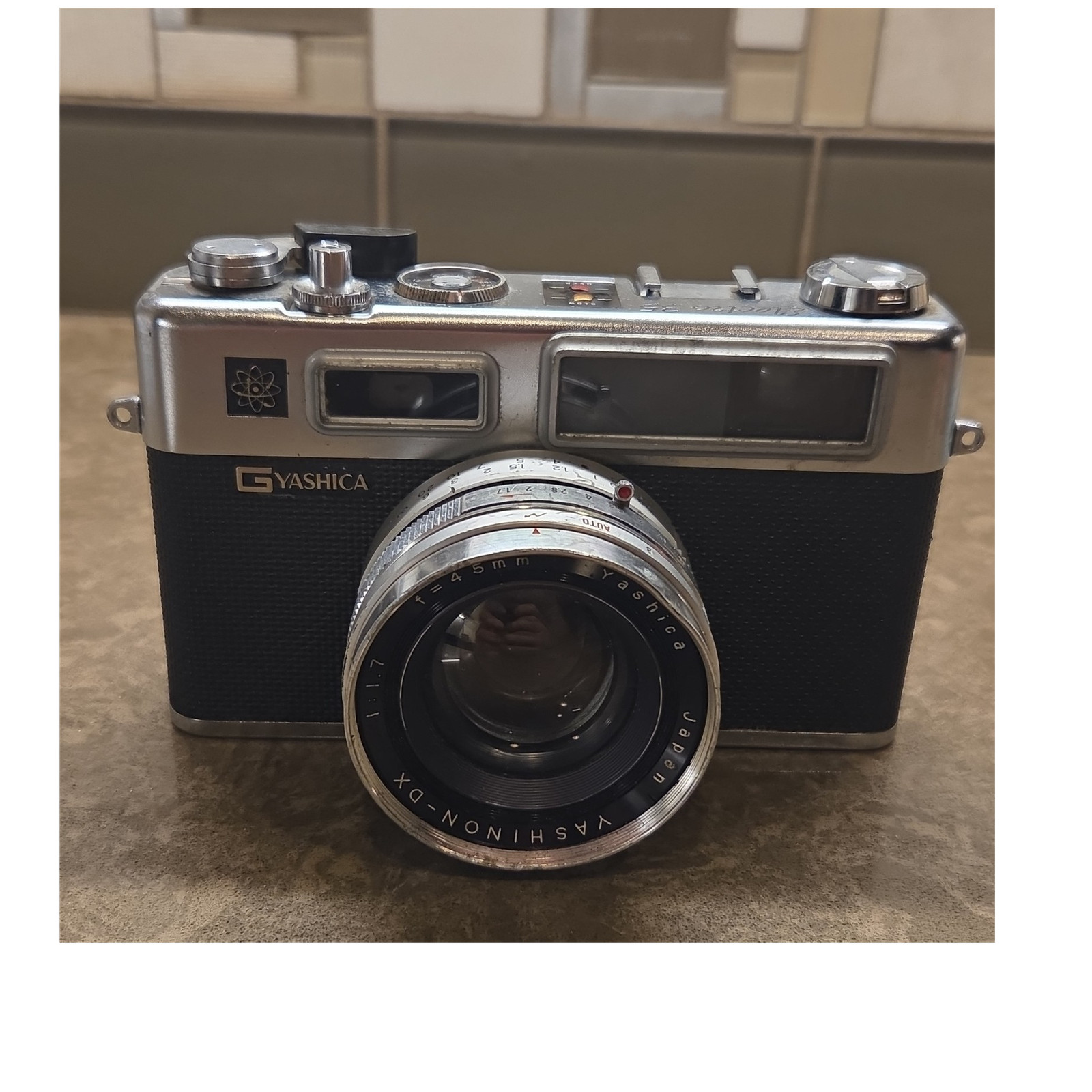 Yashica Electro 35 Rangefinder Film Camera w/ Yashinon-DX 45mm f/1.7, S/B