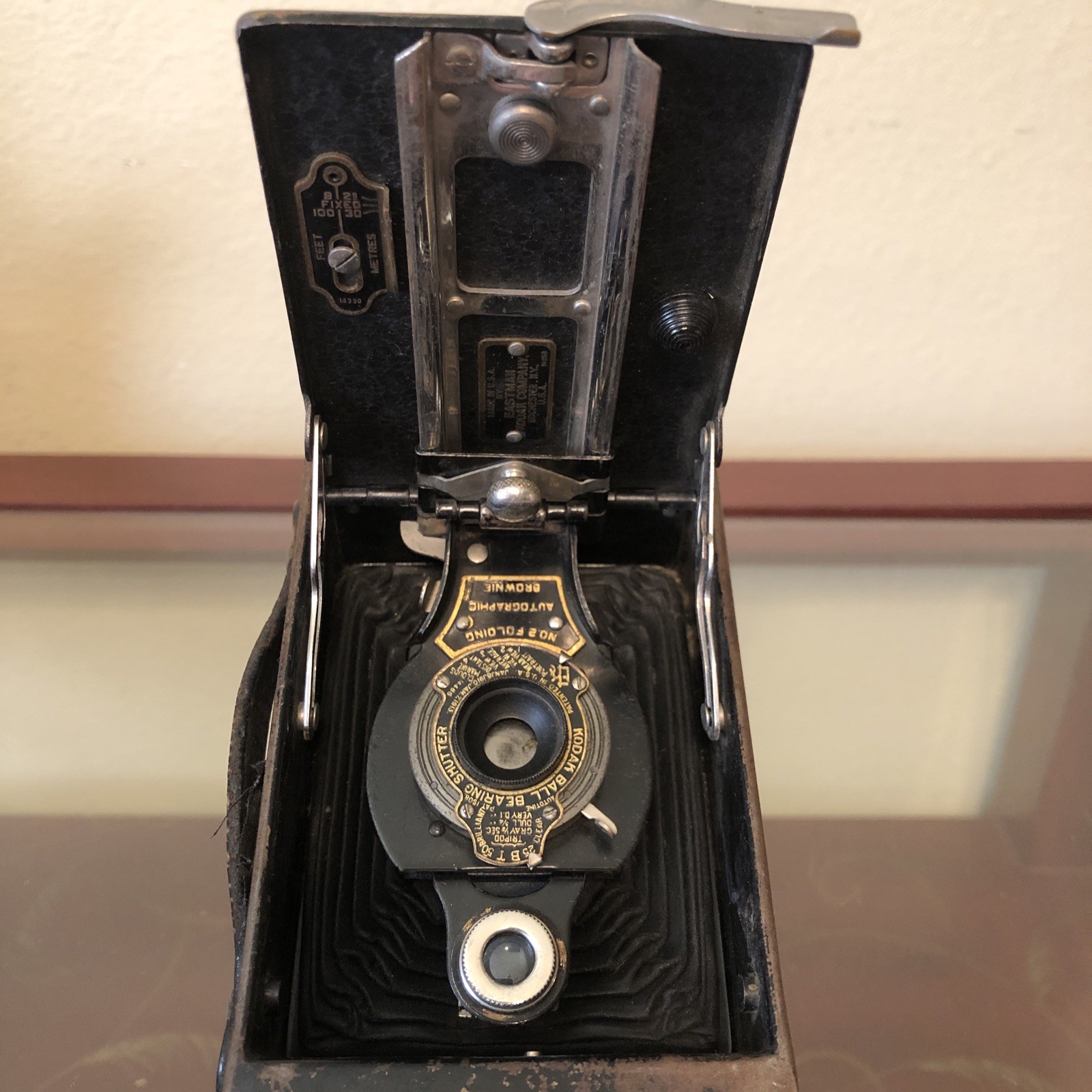 Kodak No. 2 Folding Autographic Brownie Camera United States For Parts Only