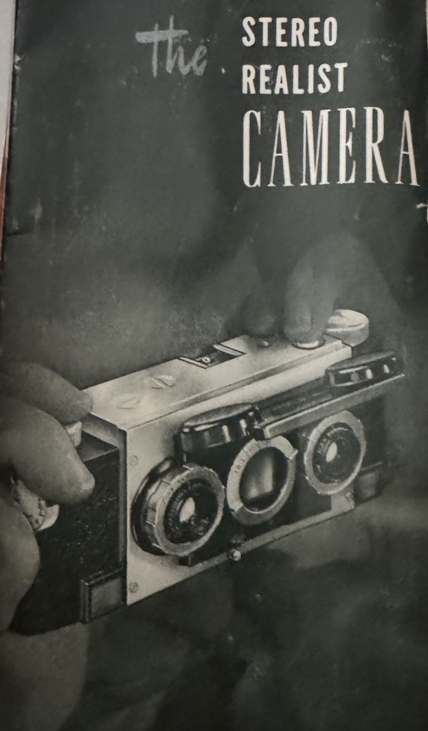 Vintage David White Stereo Realist 35mm 3D Camera f/3.5 w/ Box Manual Papers